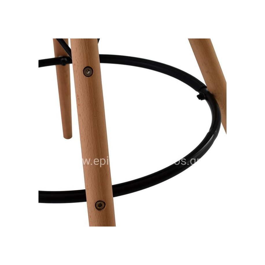 Bar Stool Renata Black HM0173.02 47x50x108 cm