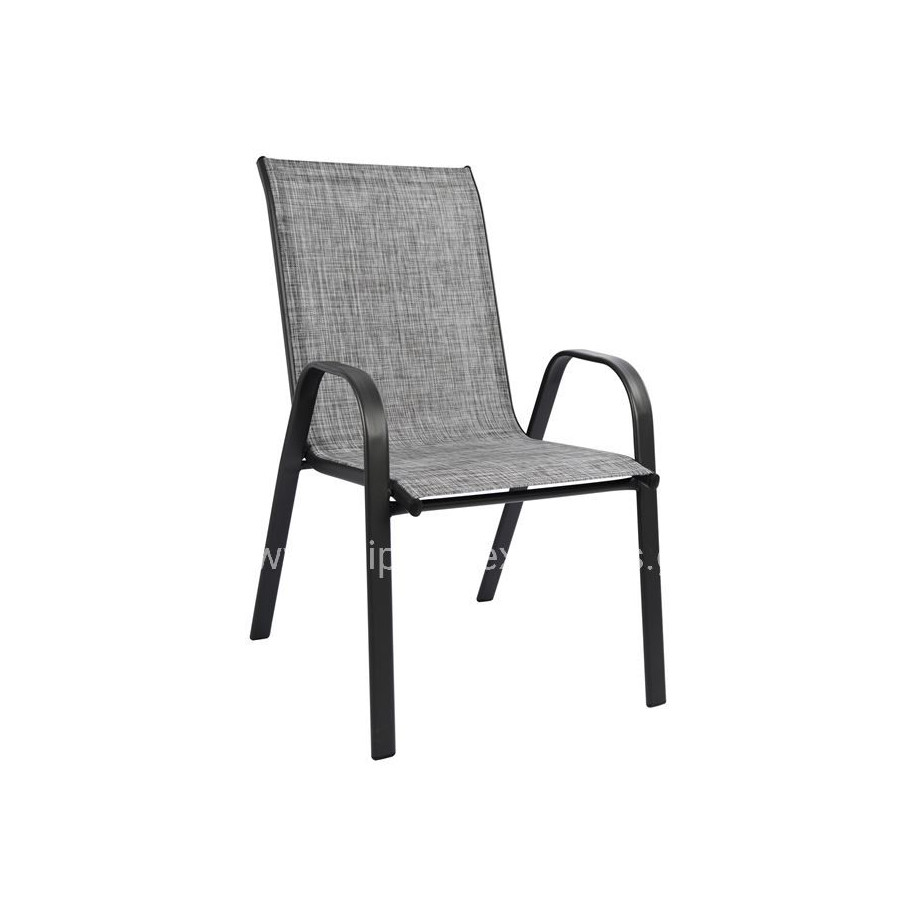 Set Dining Table 3 pieces with table & Chairs leon Grey HM5184.01