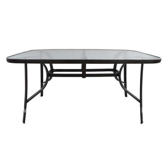 Set Dining Table 7pieces with metallic table and chairs HM5202