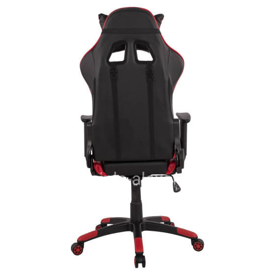 Office Gaming chair HM1072.01 Black-Red color 64,5x70x(123-130) cm