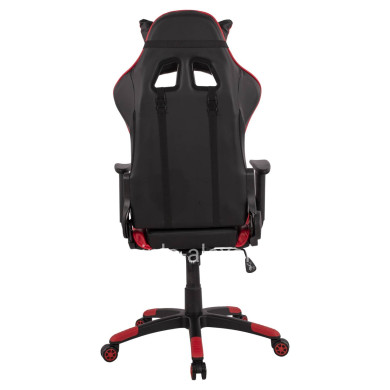 Office Gaming chair HM1072.01 Black-Red color 64,5x70x(123-130) cm