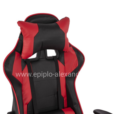 Office Gaming chair HM1072.01 Black-Red color 64,5x70x(123-130) cm