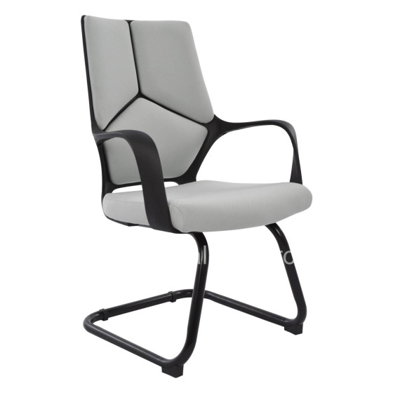 Conference chair HM1074.21 Grey and Black frame 64x60x94,5 cm