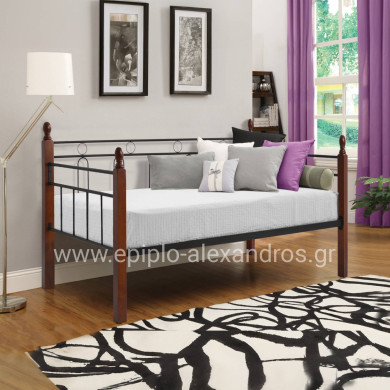 Sofa-Bed REVEN, HM367, metal/wood, 90x190cm