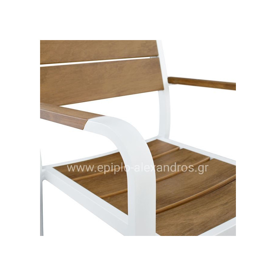 Set Dining Table 7pieces White color HM5240.01