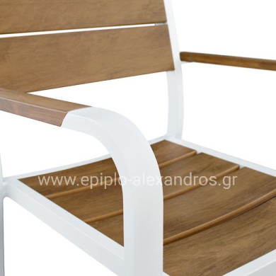 Set Dining Table 7pieces White color HM5240.01