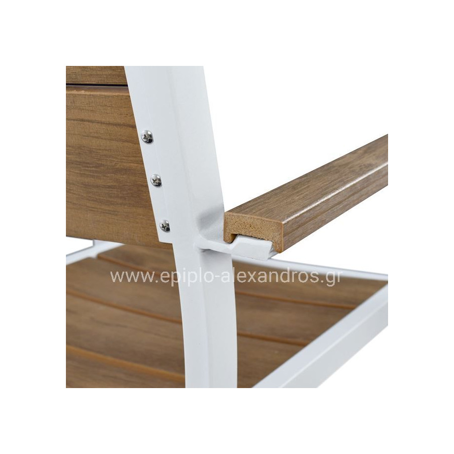 Set Dining Table 7pieces White color HM5240.01