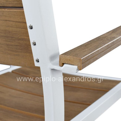 Set Dining Table 7pieces White color HM5240.01