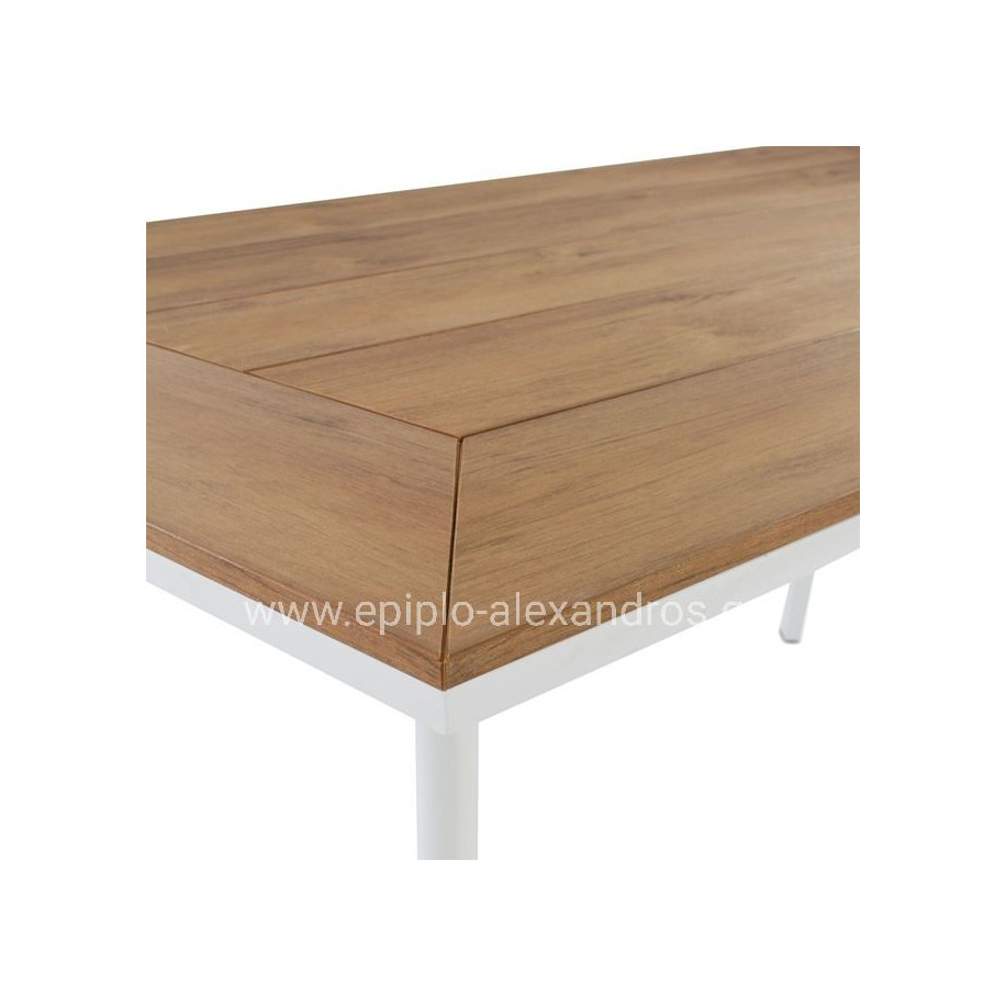 Set Dining Table 7pieces White color HM5240.01