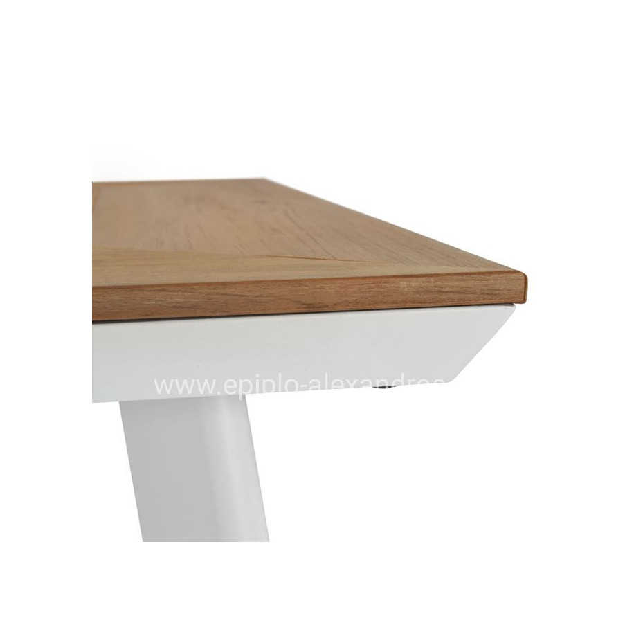 Set Dining Table 7pieces White color HM5240.01