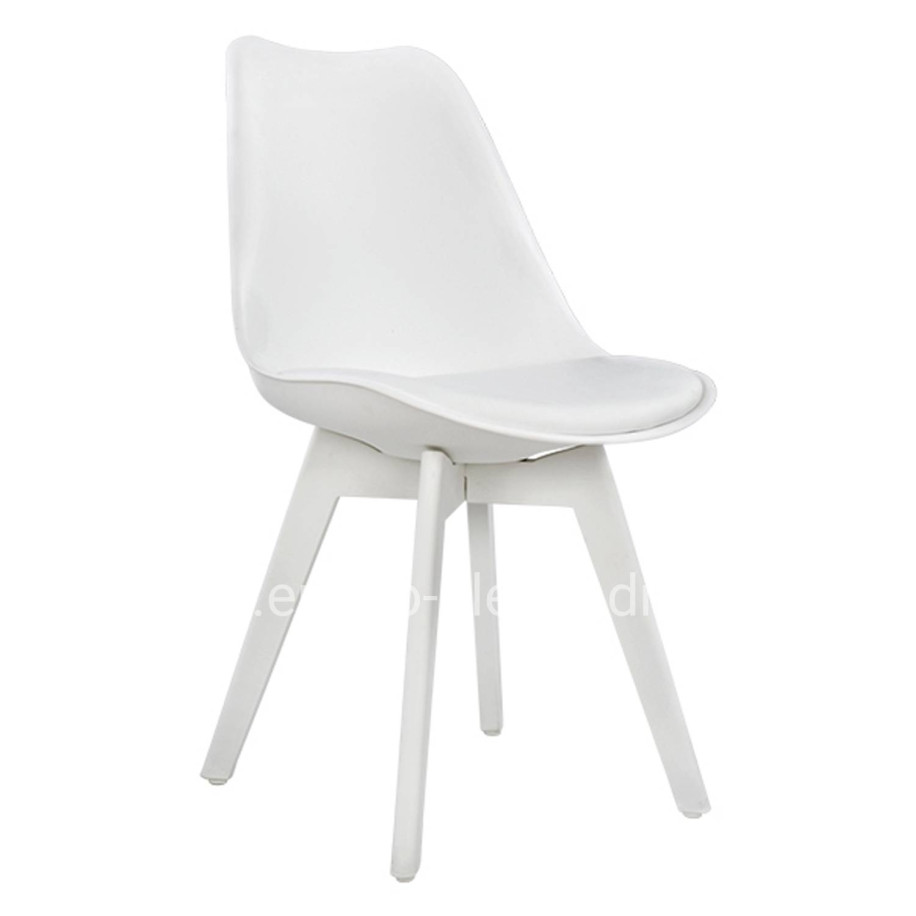 Chair Vegas HM0033.31 POLYPROPYLENE-PU-WHITE 47,5x55x82 cm