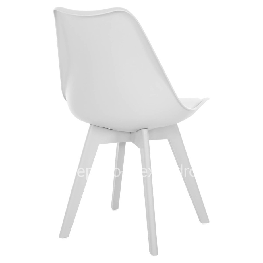 Chair Vegas HM0033.31 POLYPROPYLENE-PU-WHITE 47,5x55x82 cm