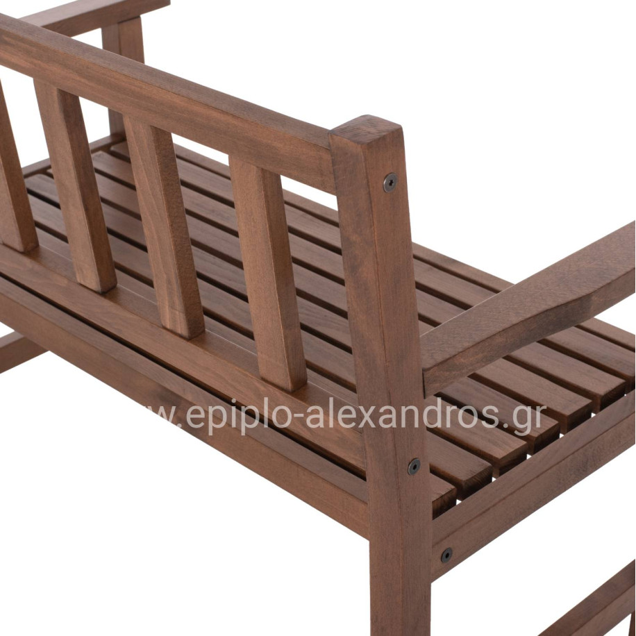 ΠΑΓΚΑΚΙ ΞΥΛΙΝΟ ΝΑΞΟΣ 2ΘΕΣΙΟ ΑΠΟ ΜΑΣΙΦ ΟΞΙΑ ΕΜΠΟΤΙΣΜΟΥ ΚΑΡΥΔΙ 110x64,5x85Υεκ.HM5407