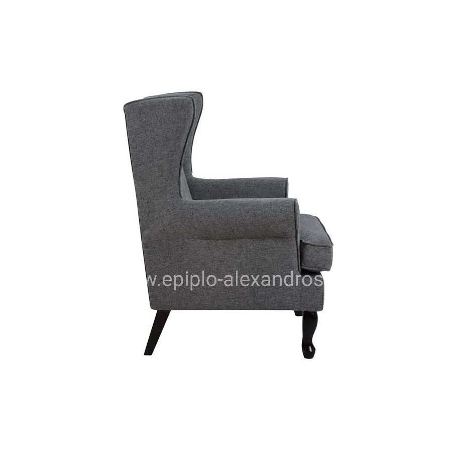 Armchair Brandon HM3073.10 Grey Fabric 83x83x104 cm.