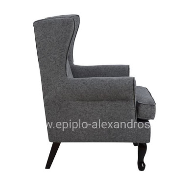 Armchair Brandon HM3073.10 Grey Fabric 83x83x104 cm.