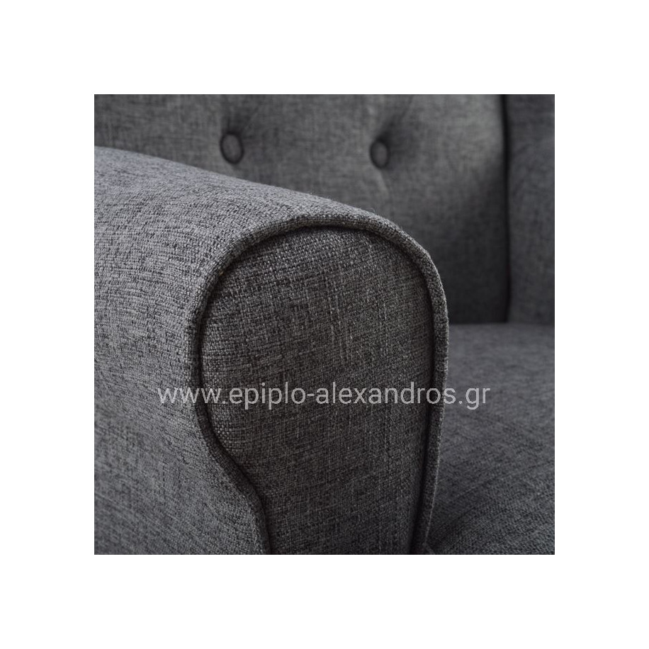 Armchair Brandon HM3073.10 Grey Fabric 83x83x104 cm.