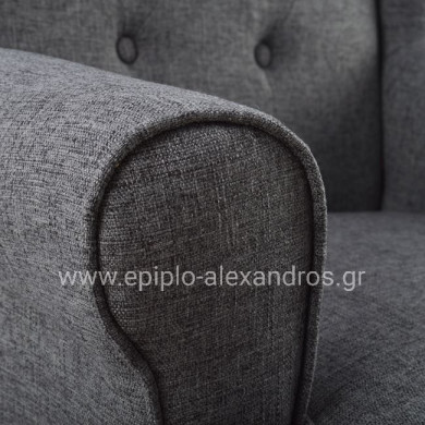 Armchair Brandon HM3073.10 Grey Fabric 83x83x104 cm.