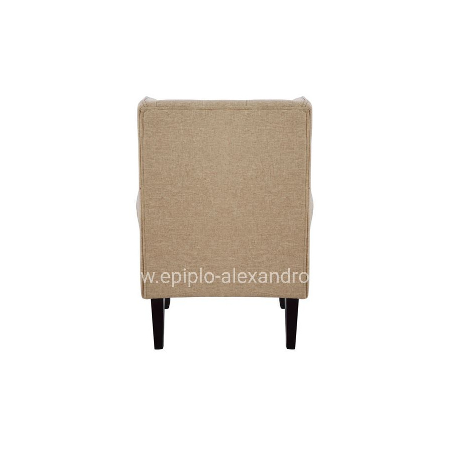 Armchair Brandon HM3073.02 Beige fabric 83x83x104 cm.