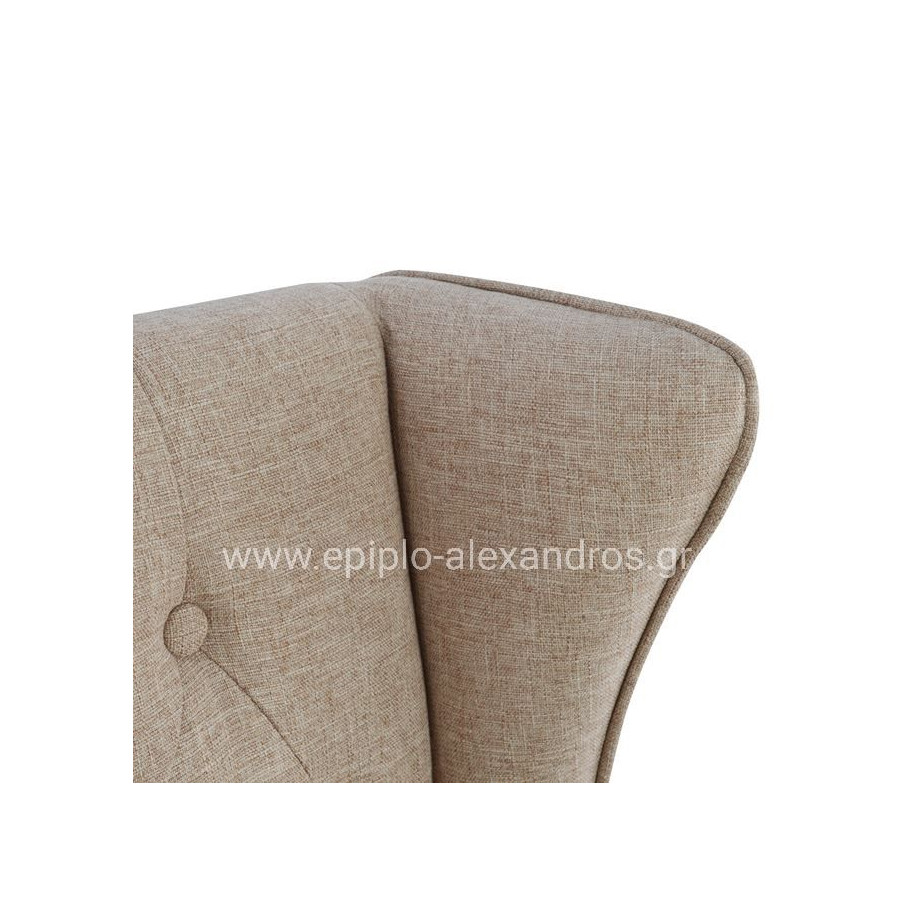 Armchair Brandon HM3073.02 Beige fabric 83x83x104 cm.