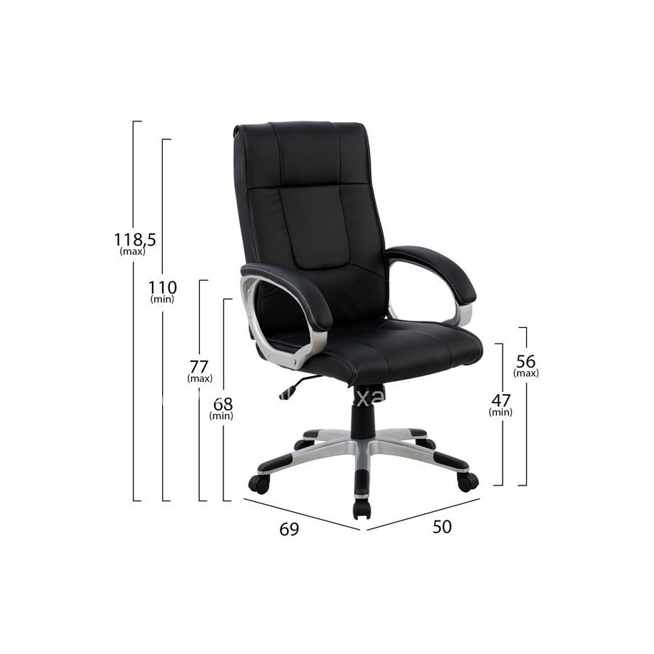 Manager's Office chair HM1092.01 Black 50x69x118,5 cm