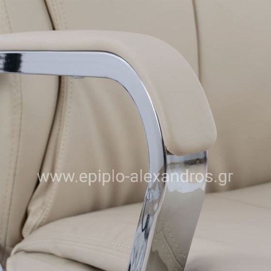 Manager's office chair HM1093.07 Cream 63x80x(118-126) cm