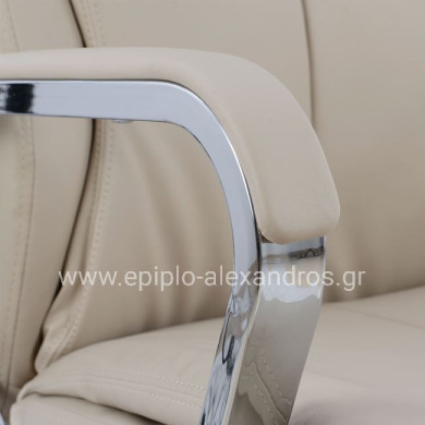 Manager's office chair HM1093.07 Cream 63x80x(118-126) cm