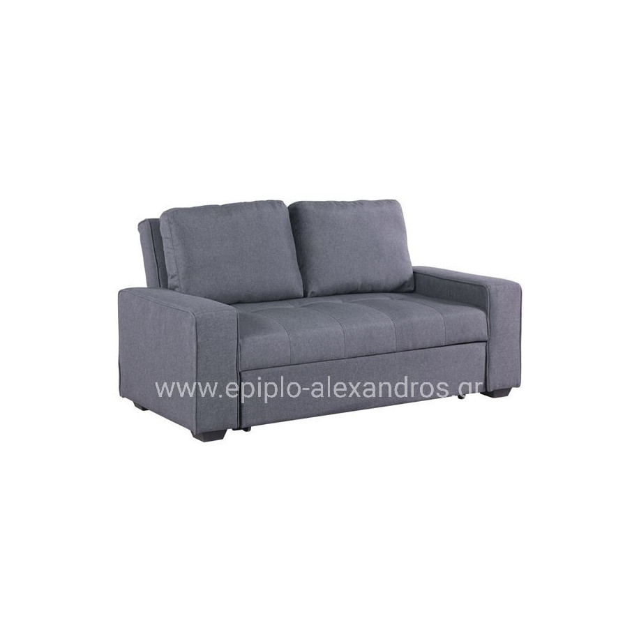 Sofa/Bed Kanna 2 seater HM3082.10 with grey fabric 176x102x91 cm