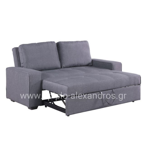 Sofa/Bed Kanna 2 seater HM3082.10 with grey fabric 176x102x91 cm
