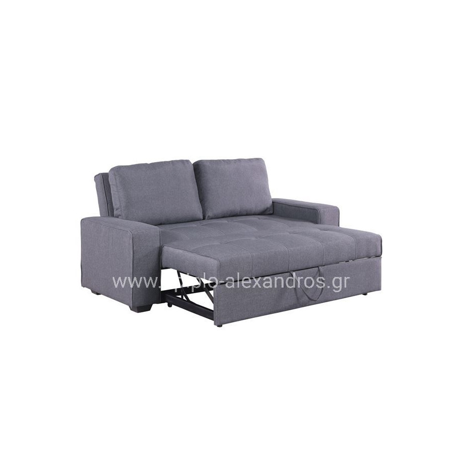 Sofa/Bed Kanna 2 seater HM3082.10 with grey fabric 176x102x91 cm