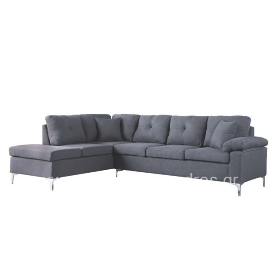 Left Corner Sofa 282x197x90H cm HM3087L Grey