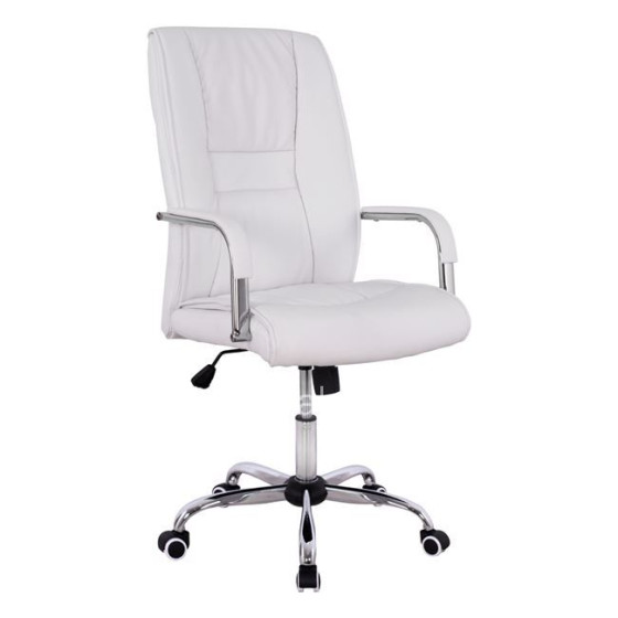 Manager's office chair HM1106.02 White Color 58,5x70x120 cm