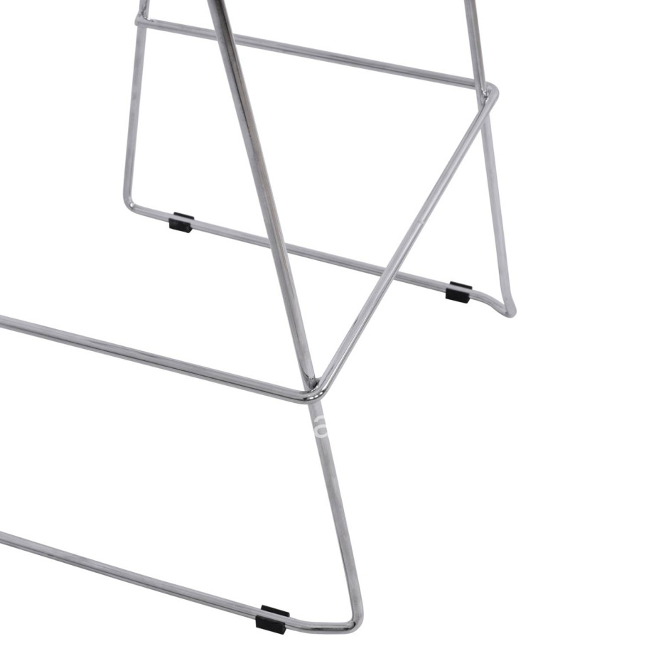 Bar Stool Metallic HM5465.100 Lux Chromed color 57x56,5x107cm