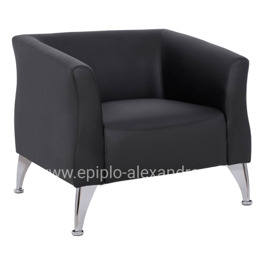 Armchair Kiana HM3122.11 Black PU 80x75x71cm