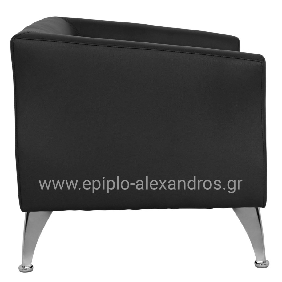 ΠΟΛΥΘΡΟΝΑ KIANA HM3122.11 ΜΕ ΜΑΥΡΟ PU 80x75x71 εκ.