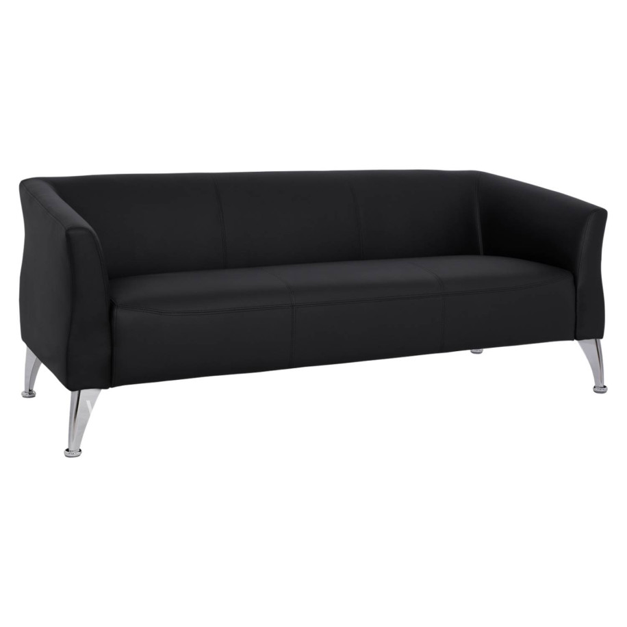 Sofa 3 seater Kiana HM3122.31 Black PU 180x75x71 cm