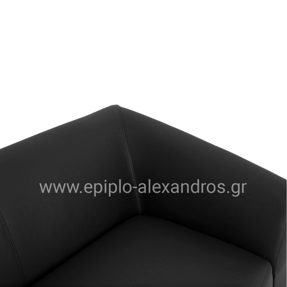 Sofa 3 seater Kiana HM3122.31 Black PU 180x75x71 cm