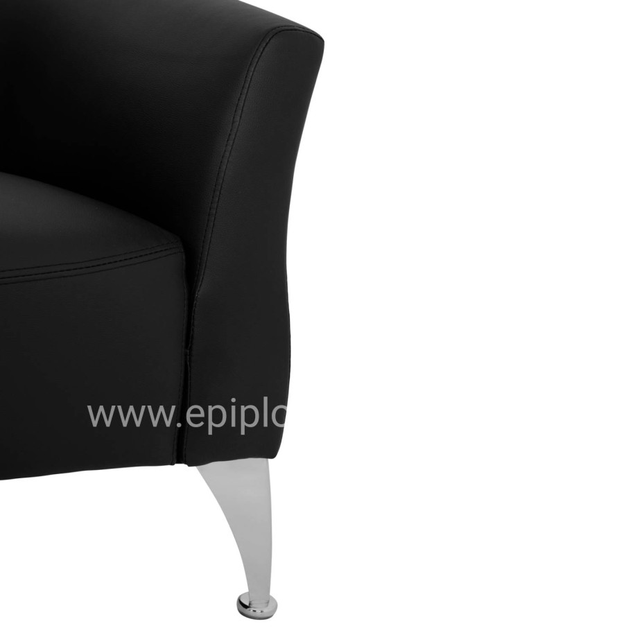 Sofa 3 seater Kiana HM3122.31 Black PU 180x75x71 cm