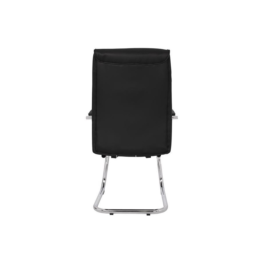Conference chair JACOB HM1045.11 Black PU with chromed base 57x66,5x102 cm