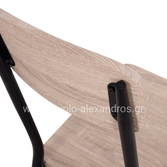 ΚΑΡΕΚΛΑ ΤΡΑΠΕΖΑΡΙΑΣ PAGET HM8373.01 SONAMA ΜΕ ΜΑΥΡΑ ΠΟΔΙΑ 40x49x87.5Y