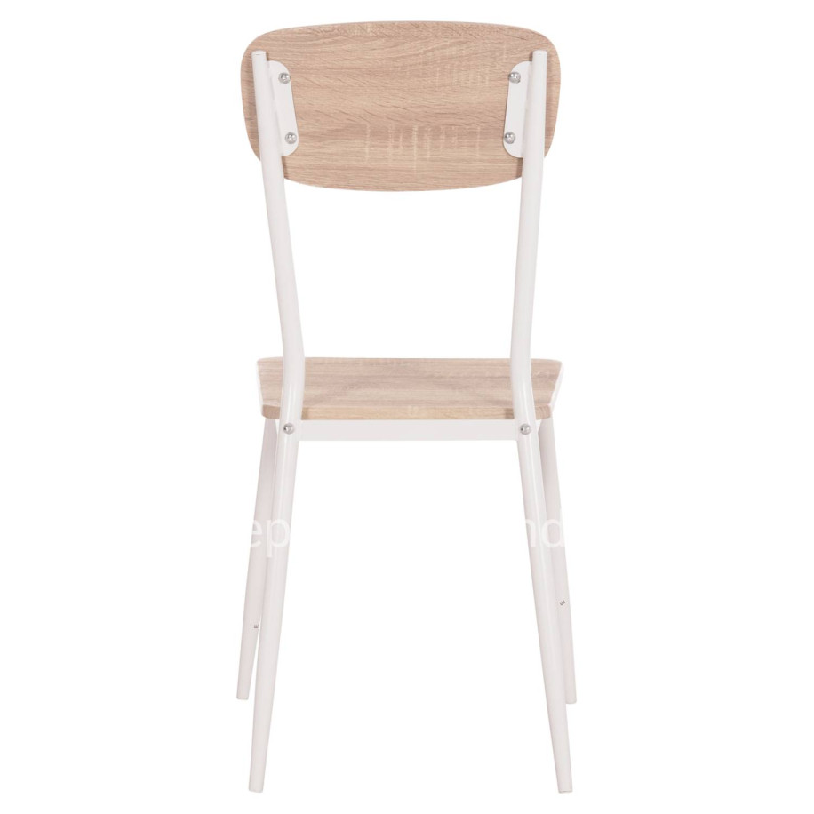DINING CHAIR PAGET HM8373.02 SONAMA COLOR--WHITE METAL LEGS 40x49x87,5Hcm.