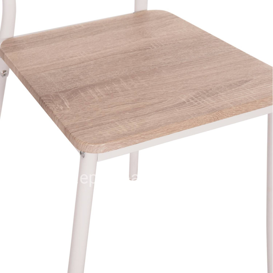 DINING CHAIR PAGET HM8373.02 SONAMA COLOR--WHITE METAL LEGS 40x49x87,5Hcm.