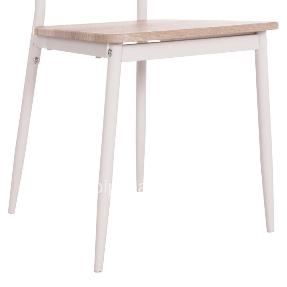 DINING CHAIR PAGET HM8373.02 SONAMA COLOR--WHITE METAL LEGS 40x49x87,5Hcm.