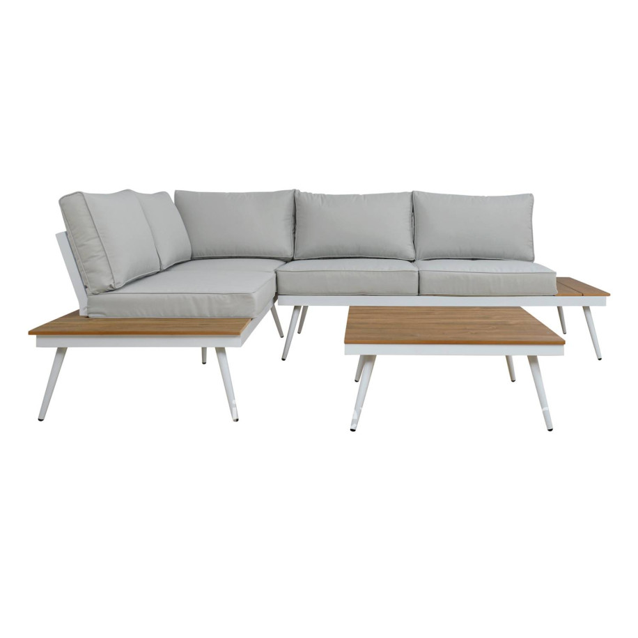 Corner Sofa Aluminum with Table for outdoor spaces HM5126.11
