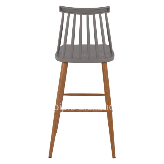 ΣΚΑΜΠΟ ΜΠΑΡ HM8459.10 VANESSA ΣΕ ΓΚΡΙ ΧΡΩΜΑ 43x49x107 εκ.