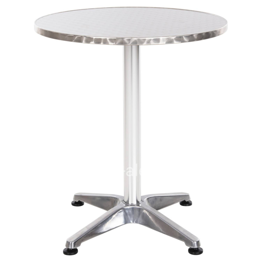 ROUND ALUMINUM TABLE FRODO HM5539 METALLIC COLOR-4-PRONGED BASE Φ59,5x69,5Hcm.