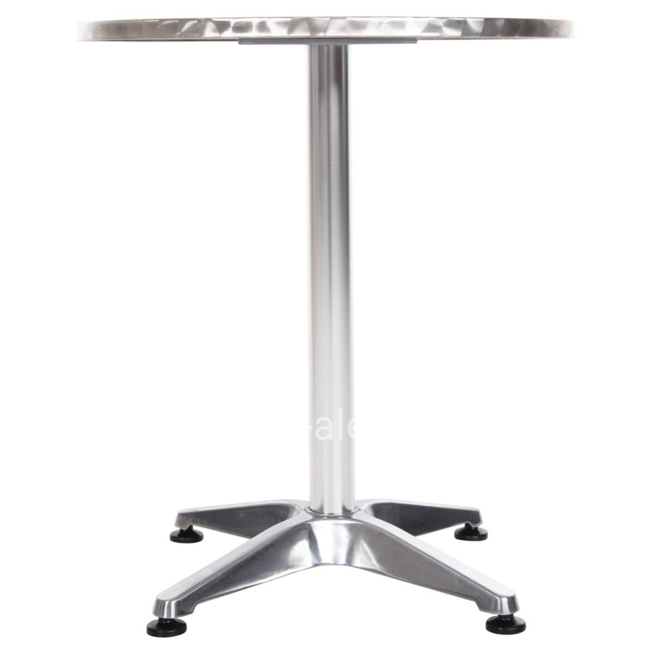 ROUND ALUMINUM TABLE FRODO HM5539 METALLIC COLOR-4-PRONGED BASE Φ59,5x69,5Hcm.