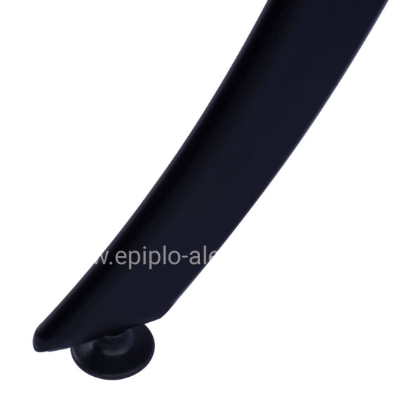 ΤΡΑΠΕΖΙ ΑΛΟΥΜΙΝΙΟΥ JAXEN HM5533.02 ΜΑΥΡΟ-ΓΥΑΛΙ ΑΣΦΑΛΕΙΑΣ&TEXTILENE 120x70x78Υεκ