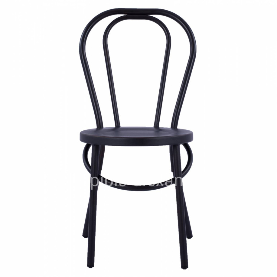 ΚΑΡΕΚΛΑ ΑΛΟΥΜΙΝΙΟΥ CONRAD ΤΥΠΟΥ ΒΙΕΝΝΗΣ ΜΑΥΡΟ RUSTY HM5557.01 42x52x88,5 εκ.