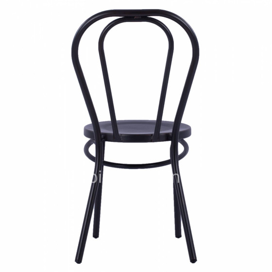 Aluminum chair Vienna Type Black Rusty HM5557.01 42x52x88,5 cm.