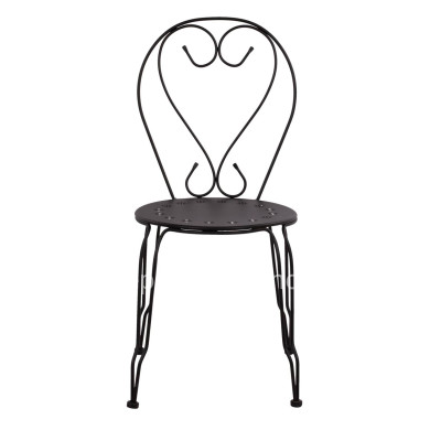Chair Metallic Amore Black 42x48x90 cm. HM5007.11